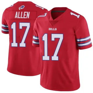 Josh Allen Buffalo Bills Men's Limited Color Rush Vapor Untouchable Nike Jersey - Red