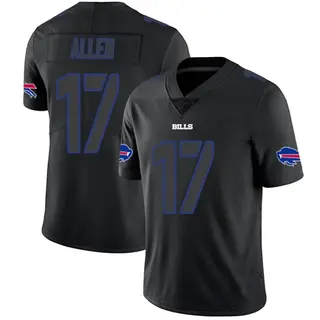 Josh Allen Buffalo Bills Men's Limited Nike Jersey - Black Impact