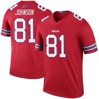 KeeSean Johnson Buffalo Bills Men's Color Rush Legend Nike Jersey - Red