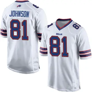KeeSean Johnson Buffalo Bills Men's Game Nike Jersey - White