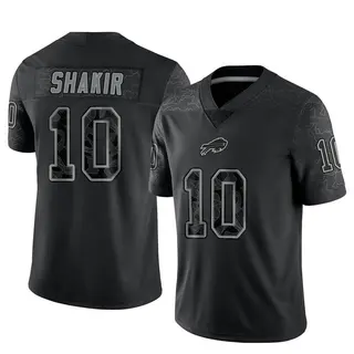 Khalil Shakir Buffalo Bills Men's Limited Reflective Nike Jersey - Black
