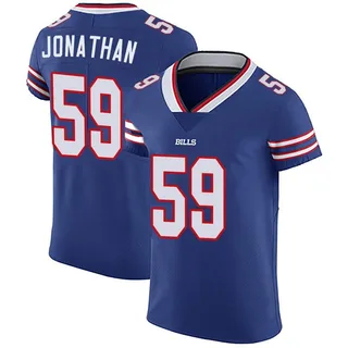 Kingsley Jonathan Buffalo Bills Men's Elite Team Color Vapor Untouchable Nike Jersey - Royal Blue