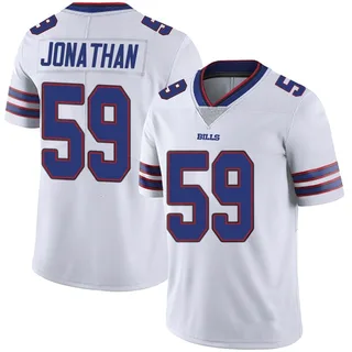 Kingsley Jonathan Buffalo Bills Men's Limited Color Rush Vapor Untouchable Nike Jersey - White