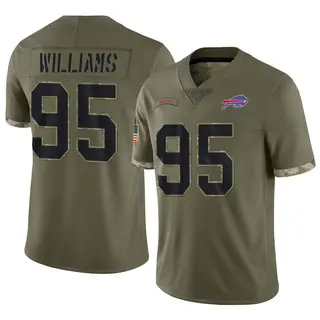 Kyle Williams Buffalo Bills Men's Limited 2022 Salute To Service Nike Jersey - Olive