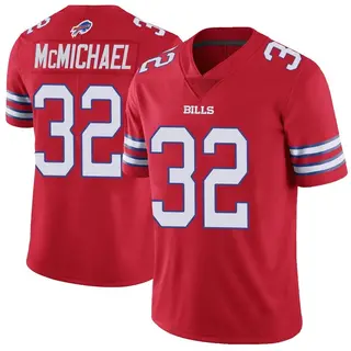 Kyler McMichael Buffalo Bills Men's Limited Color Rush Vapor Untouchable Nike Jersey - Red