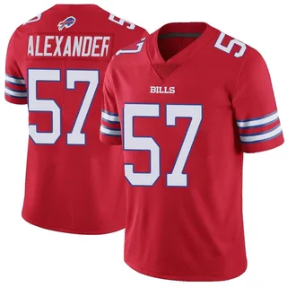 Lorenzo Alexander Buffalo Bills Men's Limited Color Rush Vapor Untouchable Nike Jersey - Red