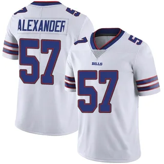 Lorenzo Alexander Buffalo Bills Men's Limited Color Rush Vapor Untouchable Nike Jersey - White