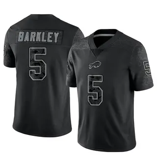 Matt Barkley Buffalo Bills Men's Limited Reflective Nike Jersey - Black