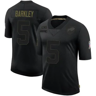 Matt Barkley Buffalo Bills Youth Limited 2020 Salute To Service Nike Jersey - Black