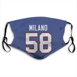 Matt Milano Buffalo Bills Reusable & Washable Face Mask