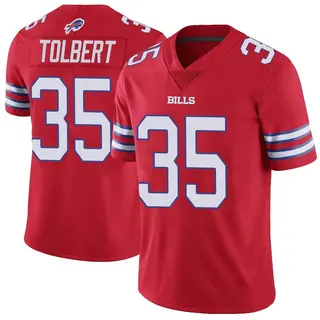 Mike Tolbert Buffalo Bills Men's Limited Color Rush Vapor Untouchable Nike Jersey - Red