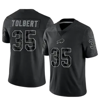 Mike Tolbert Buffalo Bills Men's Limited Reflective Nike Jersey - Black