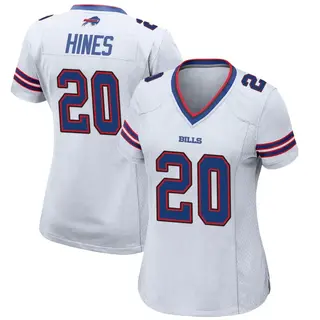 Nyheim Hines Buffalo Bills Women's Game Nike Jersey - White
