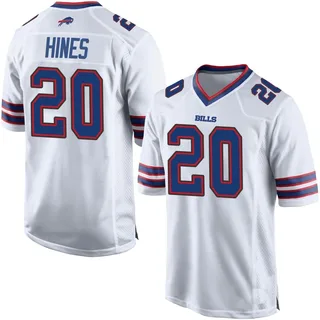 Nyheim Hines Buffalo Bills Youth Game Nike Jersey - White