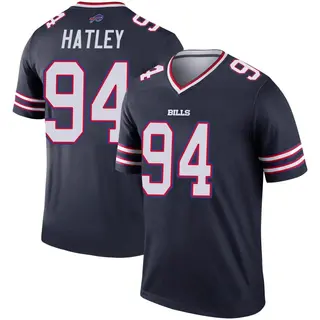 Rickey Hatley Buffalo Bills Men's Legend Inverted Nike Jersey - Navy