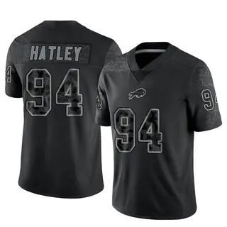 Rickey Hatley Buffalo Bills Men's Limited Reflective Nike Jersey - Black