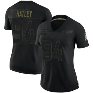 Rickey Hatley Buffalo Bills Women's Limited 2020 Salute To Service Nike Jersey - Black