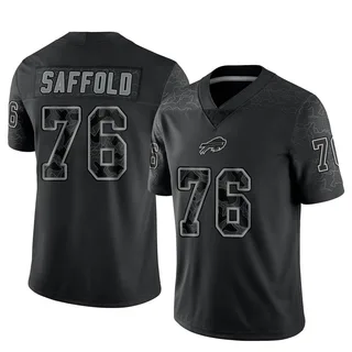 Rodger Saffold Buffalo Bills Men's Limited Reflective Nike Jersey - Black