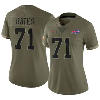 Ryan Bates Buffalo Bills Women's Limited 2022 Salute To Service Nike Jersey - Olive