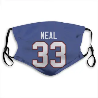 Siran Neal Buffalo Bills Reusable & Washable Face Mask