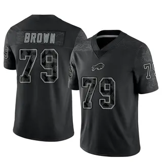 Spencer Brown Buffalo Bills Youth Limited Reflective Nike Jersey - Black