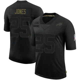Taiwan Jones Buffalo Bills Youth Limited 2020 Salute To Service Nike Jersey - Black