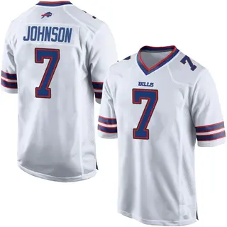 Taron Johnson Buffalo Bills Men's Game Nike Jersey - White