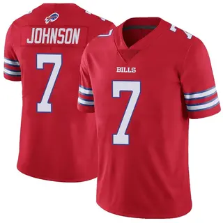 Taron Johnson Buffalo Bills Men's Limited Color Rush Vapor Untouchable Nike Jersey - Red