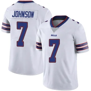 Taron Johnson Buffalo Bills Men's Limited Color Rush Vapor Untouchable Nike Jersey - White