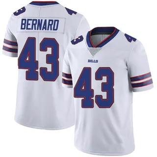 Terrel Bernard Buffalo Bills Men's Limited Color Rush Vapor Untouchable Nike Jersey - White