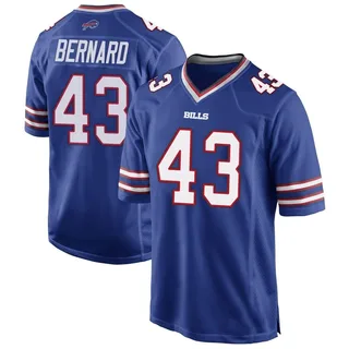 Terrel Bernard Buffalo Bills Youth Game Team Color Nike Jersey - Royal Blue