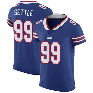 Tim Settle Buffalo Bills Men's Elite Team Color Vapor Untouchable Nike Jersey - Royal Blue