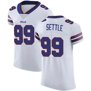 Tim Settle Buffalo Bills Men's Elite Vapor Untouchable Nike Jersey - White