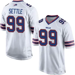 Tim Settle Buffalo Bills Men's Game Nike Jersey - White