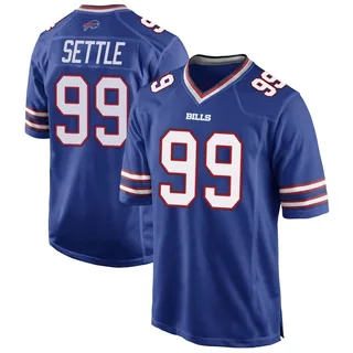 Tim Settle Buffalo Bills Youth Game Team Color Nike Jersey - Royal Blue