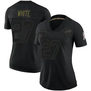 Tre'Davious White Buffalo Bills Women's Limited 2020 Salute To Service Nike Jersey - Black