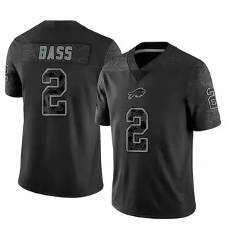 Tyler Bass Buffalo Bills Youth Limited Reflective Nike Jersey - Black
