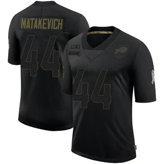 Tyler Matakevich Buffalo Bills Youth Limited 2020 Salute To Service Nike Jersey - Black