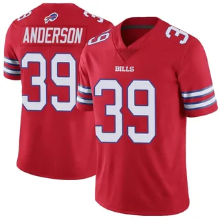 Zayne Anderson Buffalo Bills Men's Limited Color Rush Vapor Untouchable Nike Jersey - Red