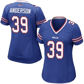 Zayne Anderson Buffalo Bills Women's Game Team Color Nike Jersey - Royal Blue