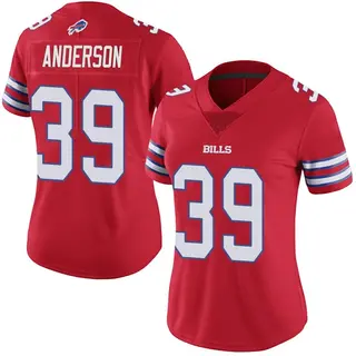 Zayne Anderson Buffalo Bills Women's Limited Color Rush Vapor Untouchable Nike Jersey - Red