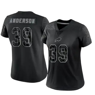 Zayne Anderson Buffalo Bills Women's Limited Reflective Nike Jersey - Black