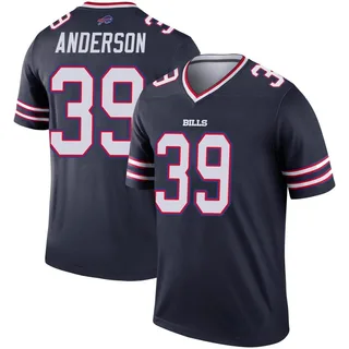 Zayne Anderson Buffalo Bills Youth Legend Inverted Nike Jersey - Navy